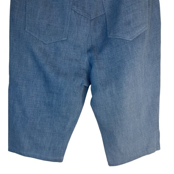 NWT Choosy Size 4 Womens Chambray Bermuda Shorts Blue - Picture 8 of 12